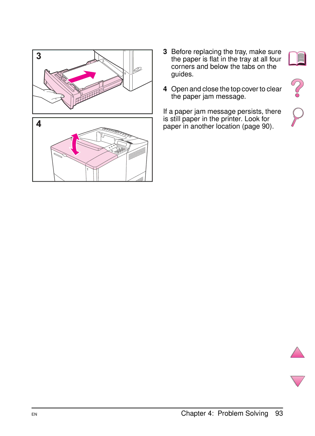 HP 4050 manual Problem Solving 