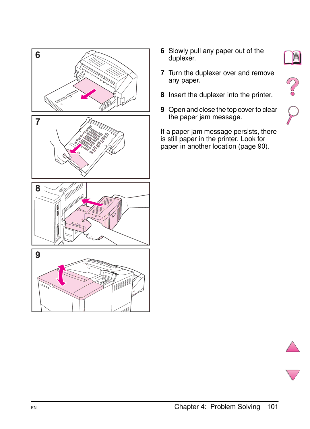 HP 4050 manual Problem Solving 