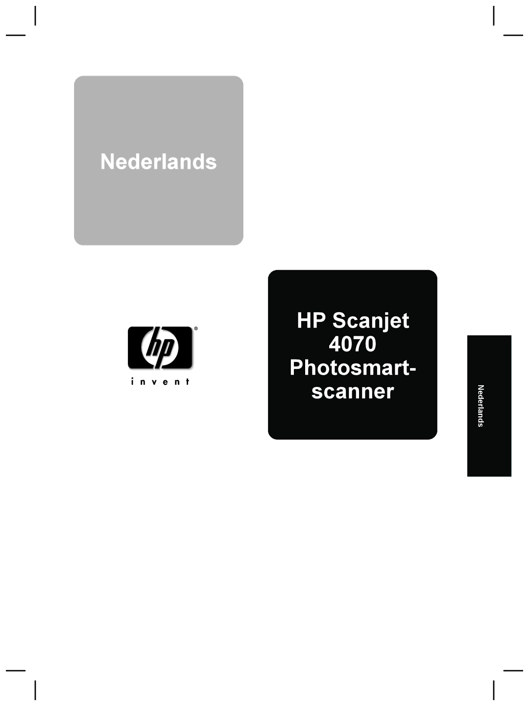 HP manual Nederlands HP Scanjet 4070 Photosmart Scanner 