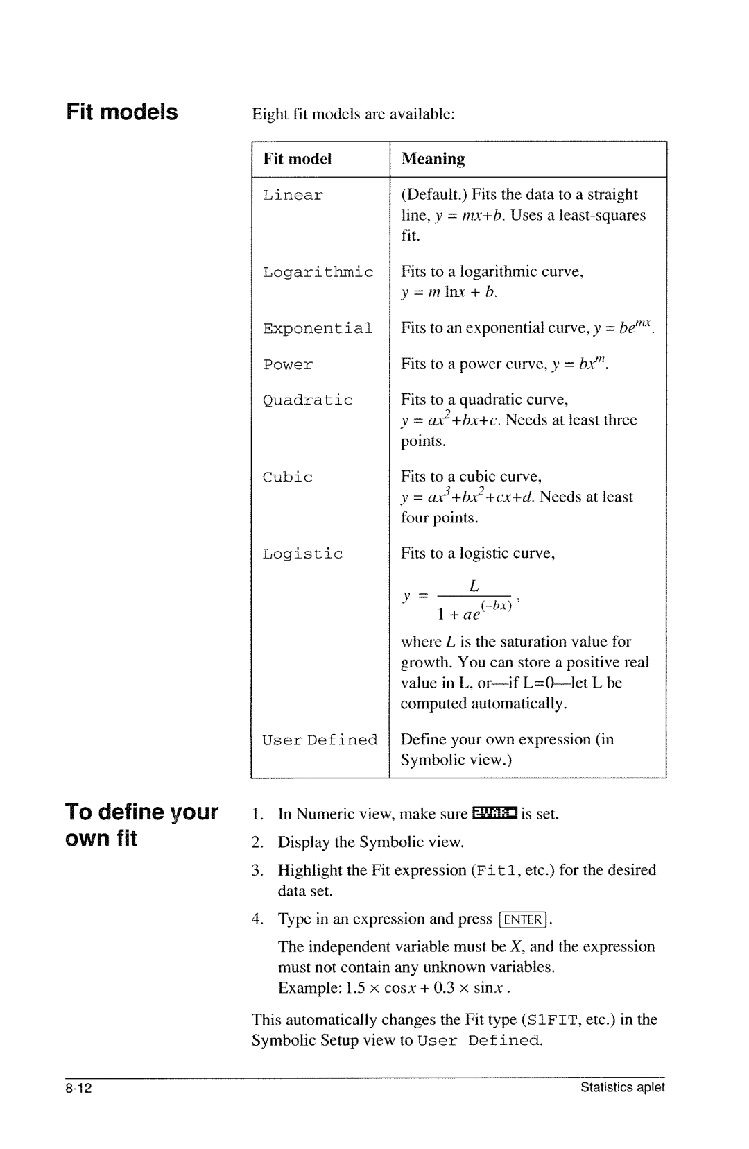 HP 40g Graphing manual 