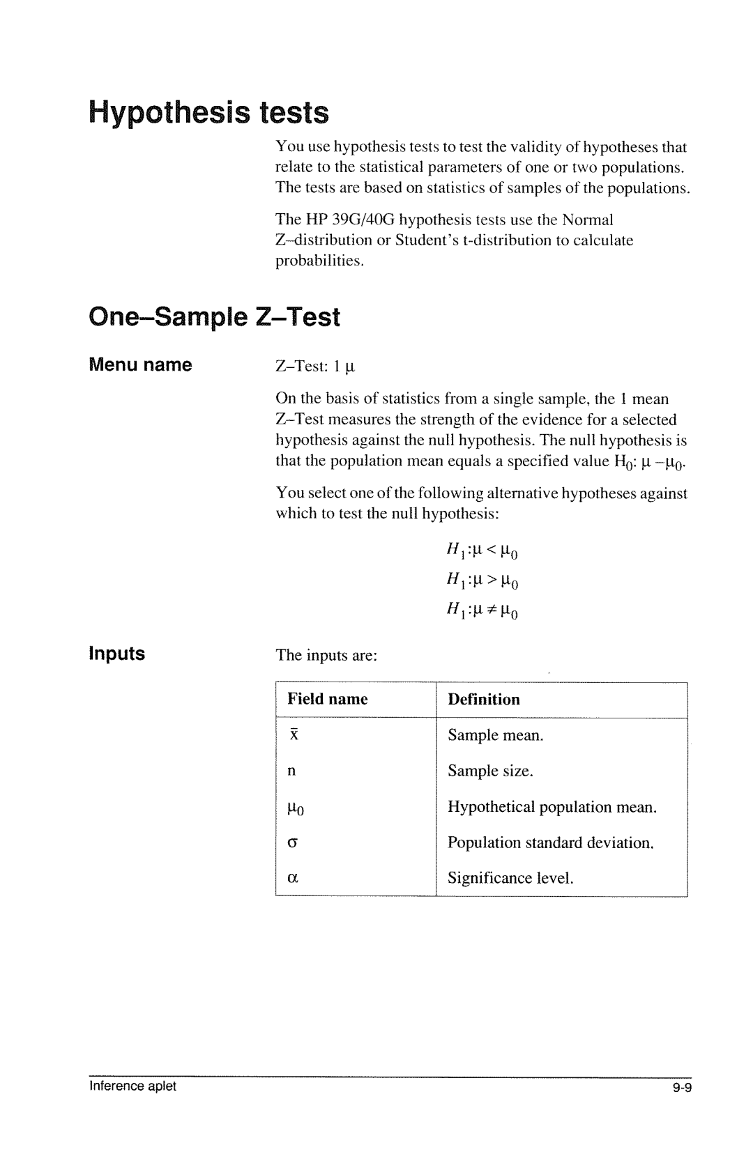 HP 40g Graphing manual 