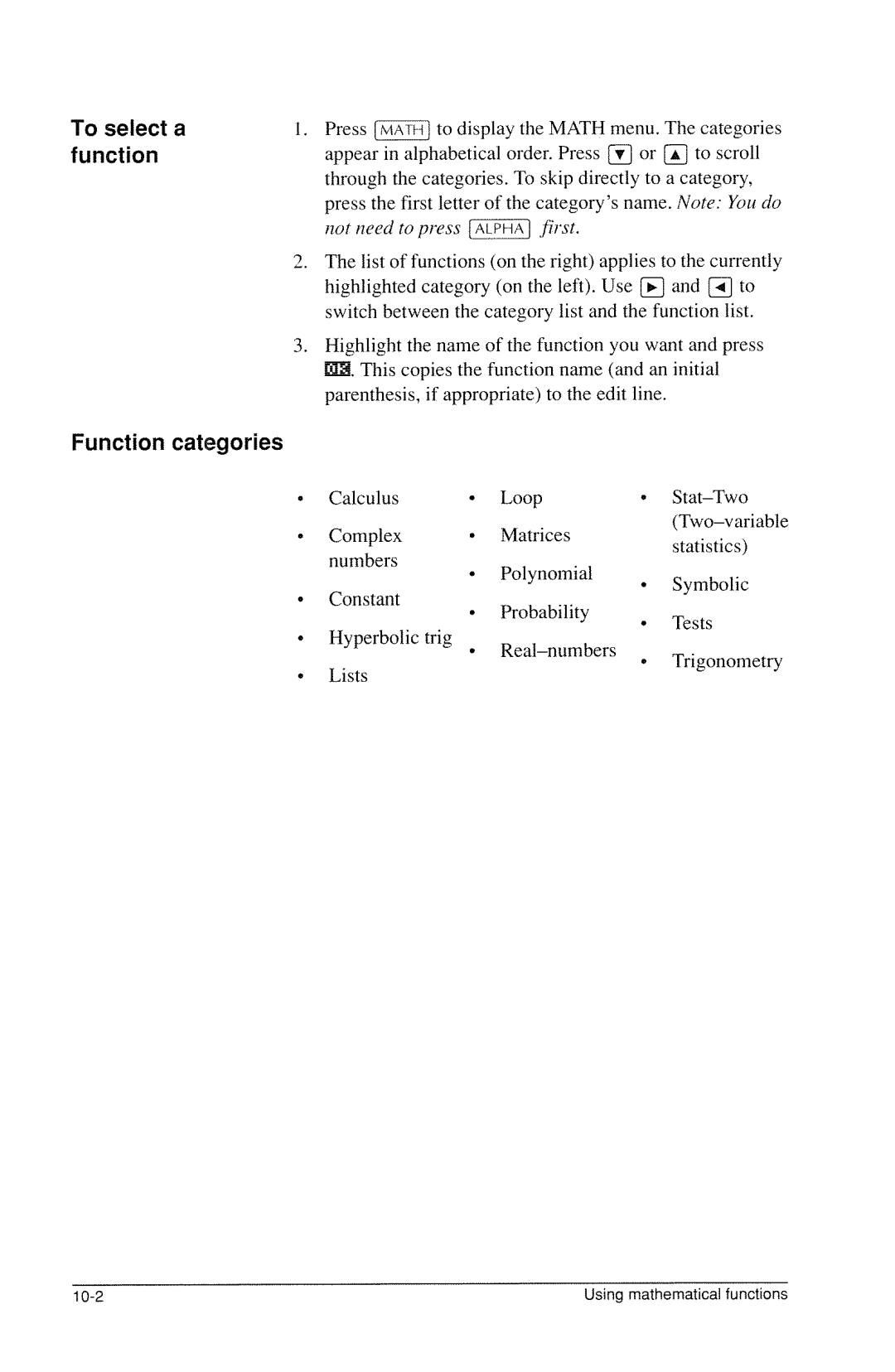 HP 40g Graphing manual 