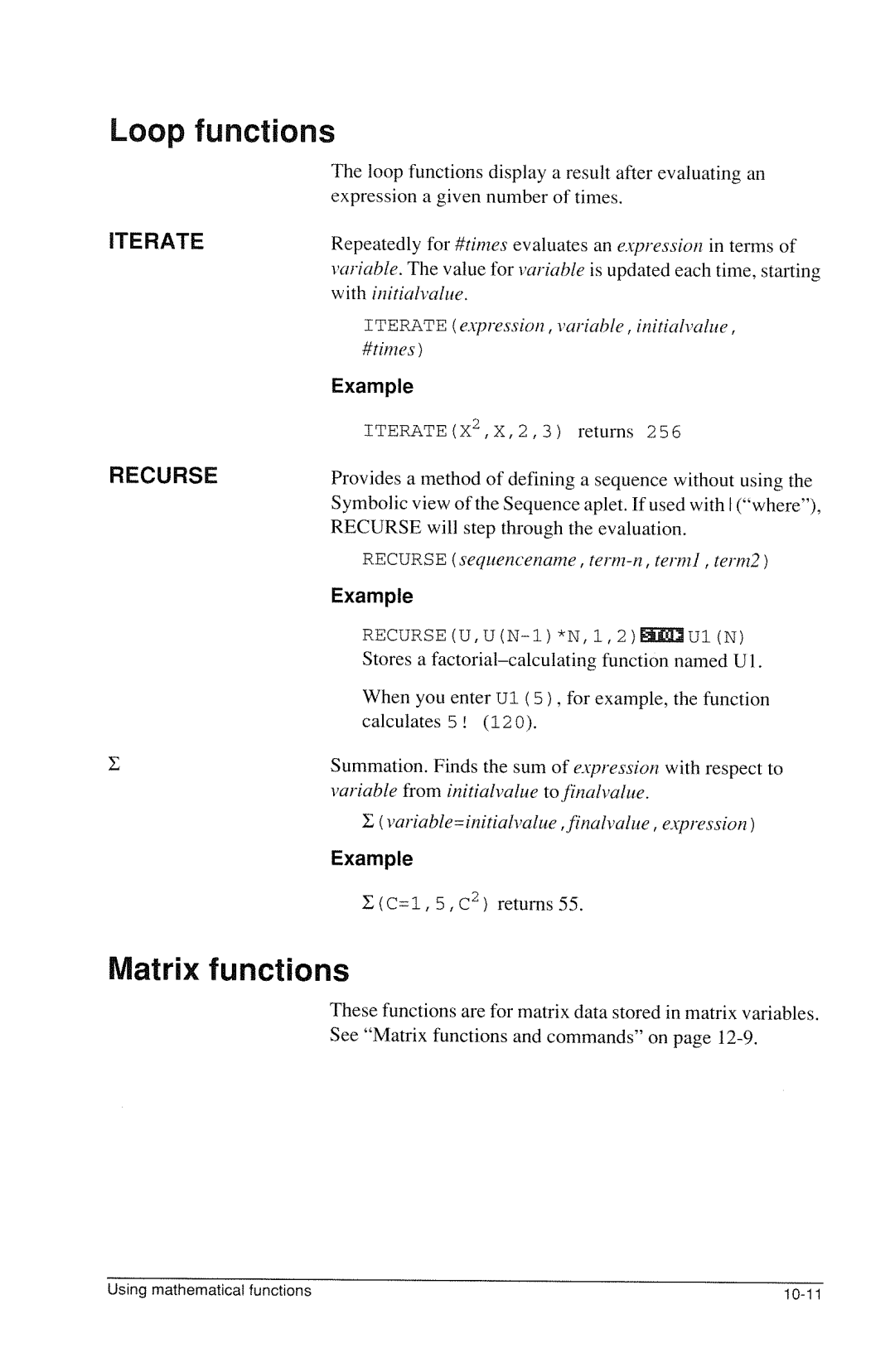 HP 40g Graphing manual 
