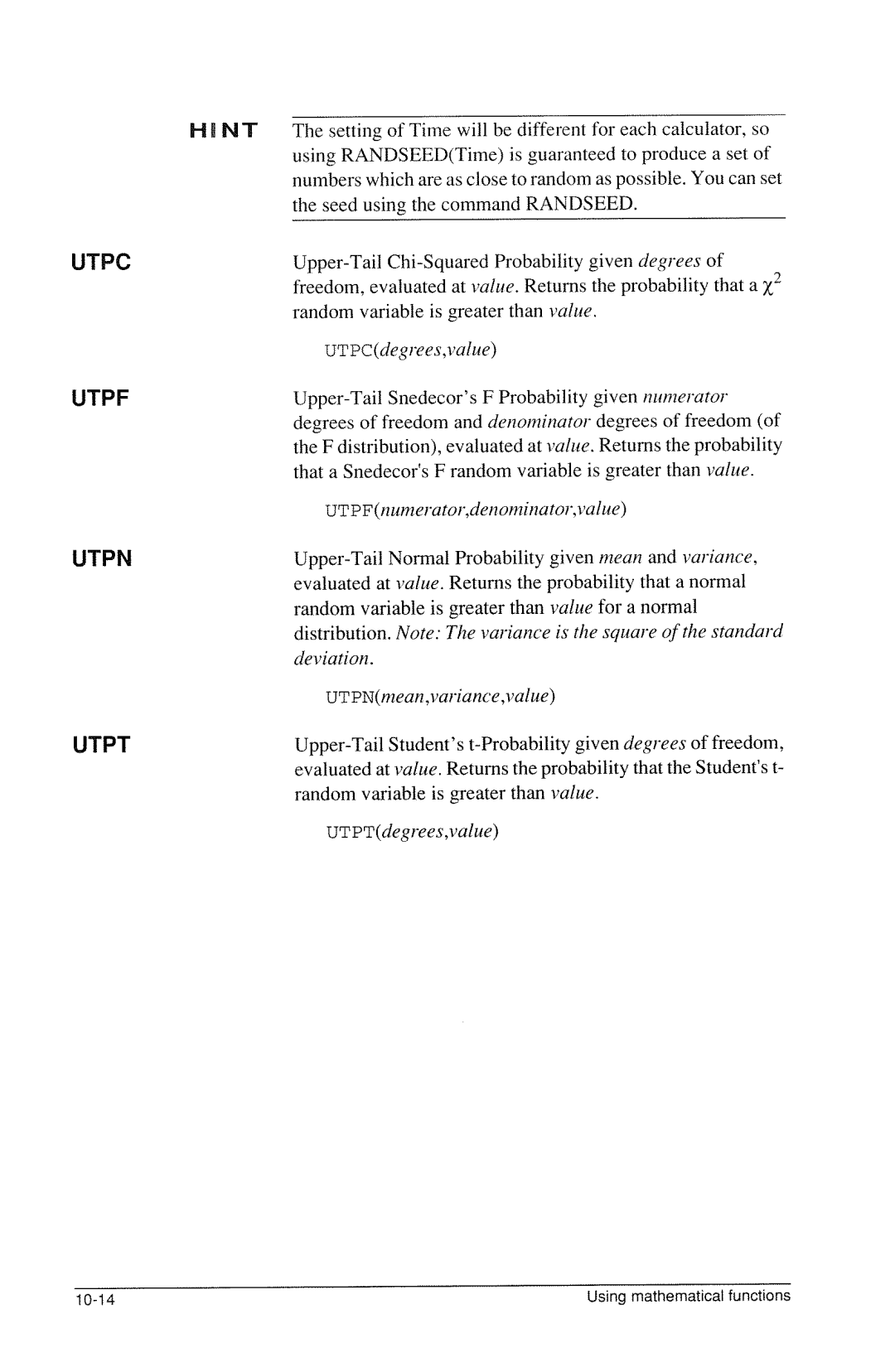 HP 40g Graphing manual 