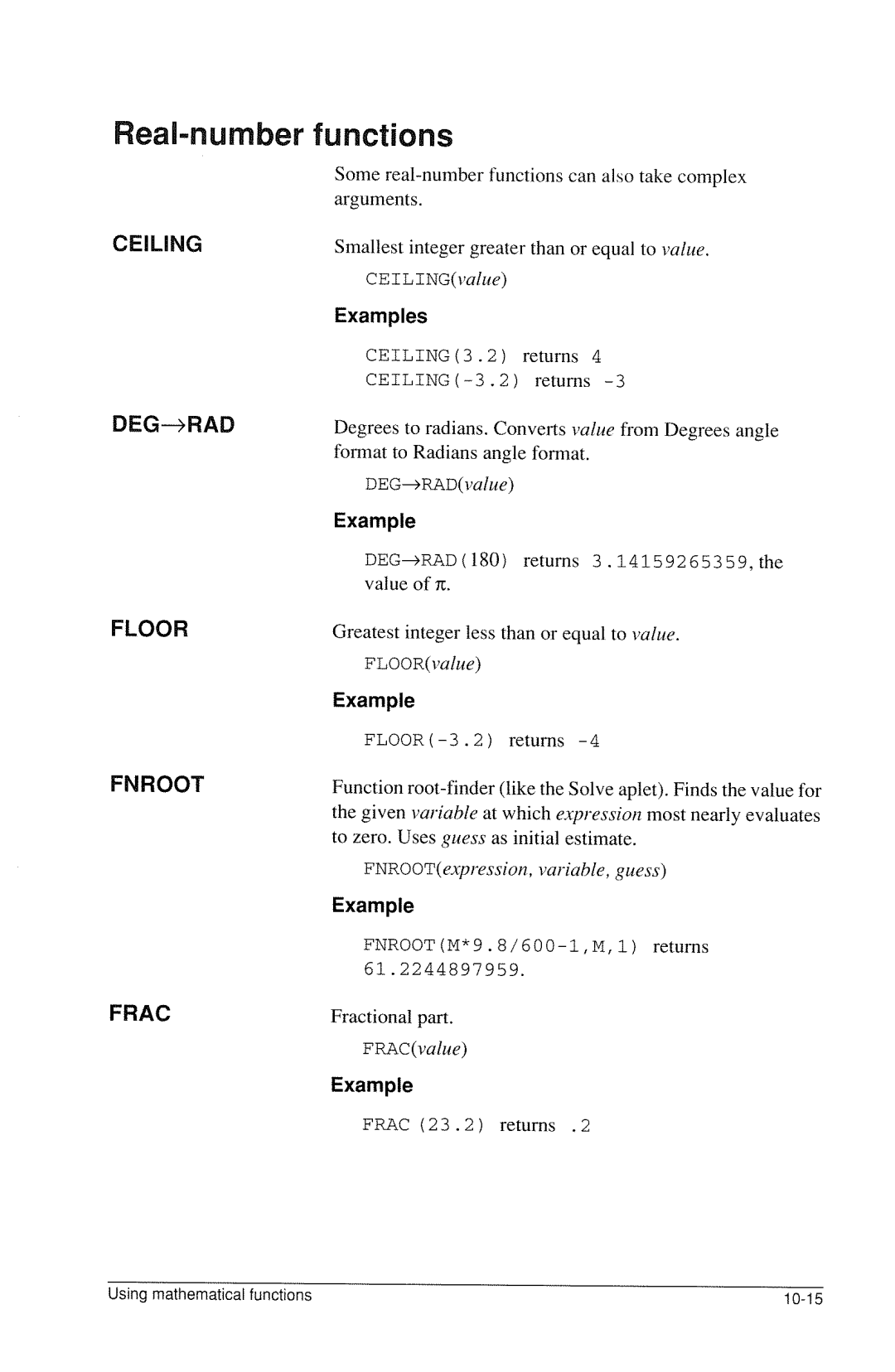 HP 40g Graphing manual 