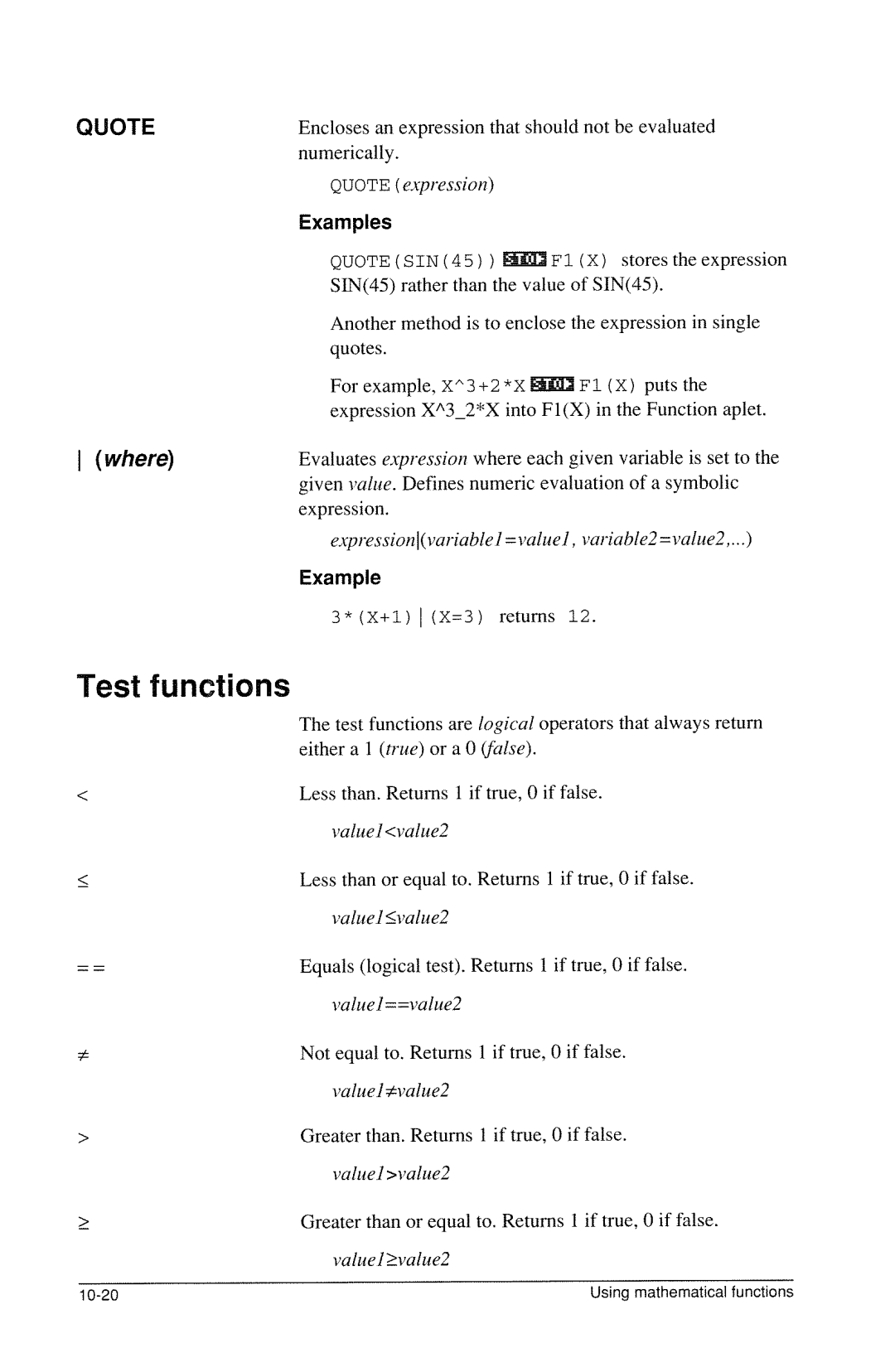HP 40g Graphing manual 
