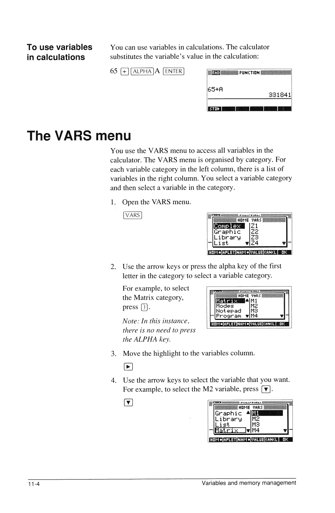 HP 40g Graphing manual 