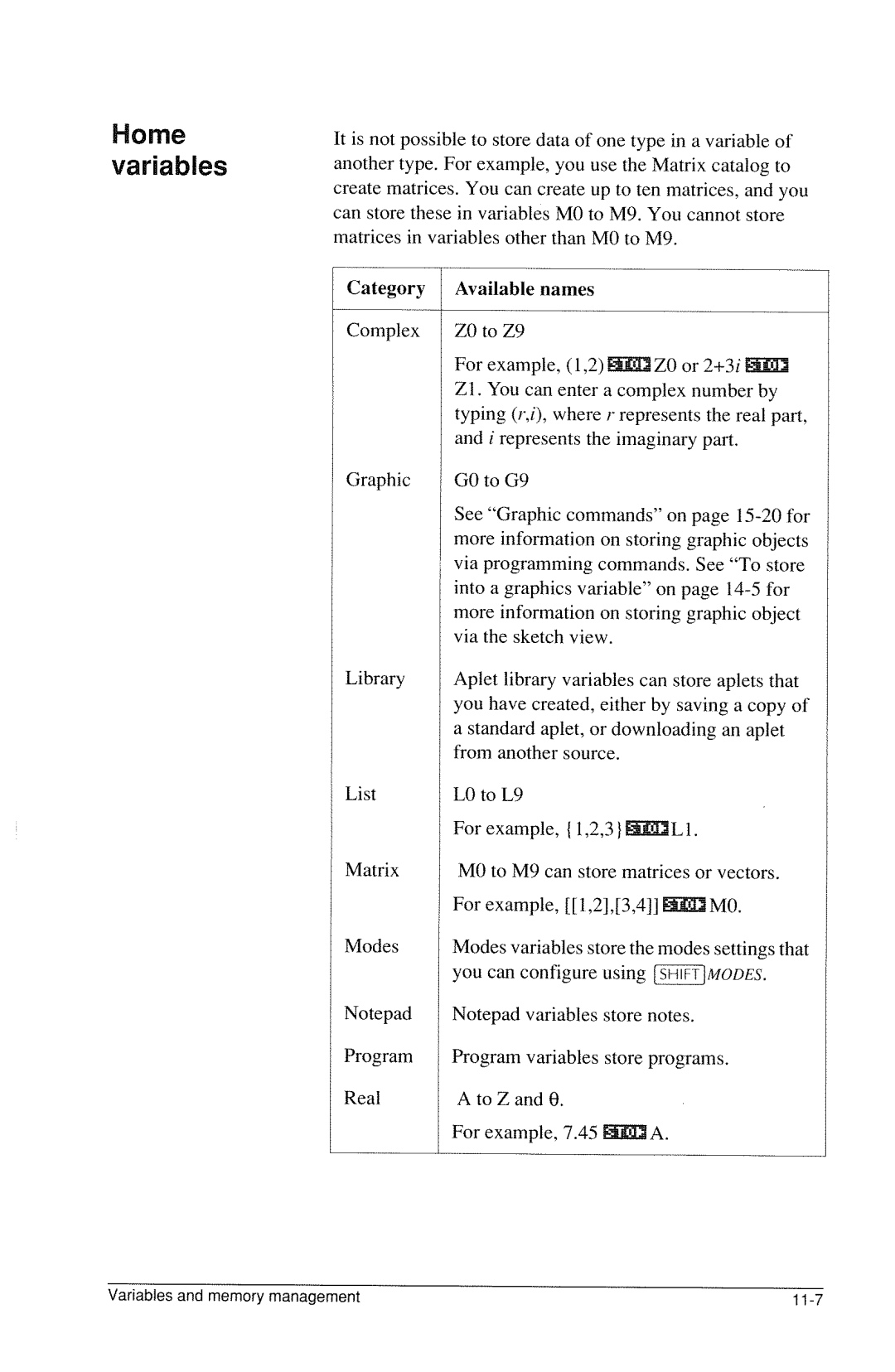 HP 40g Graphing manual 