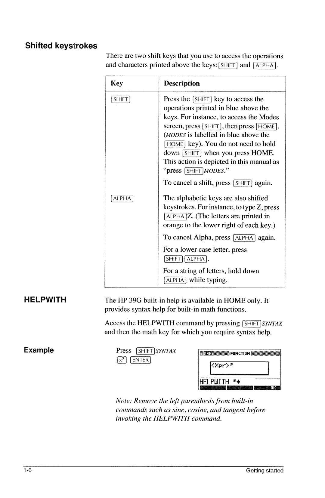 HP 40g Graphing manual 