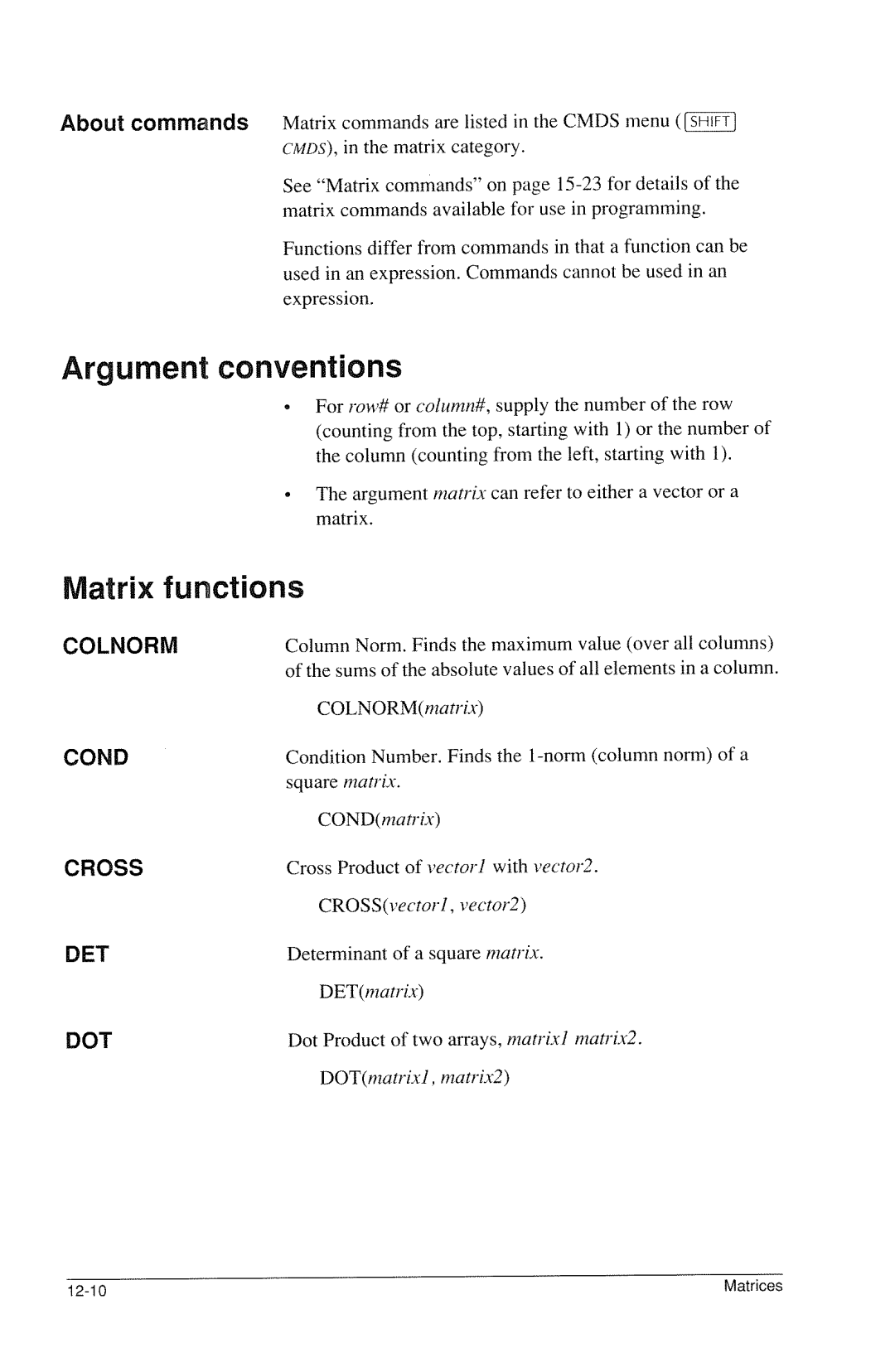 HP 40g Graphing manual 
