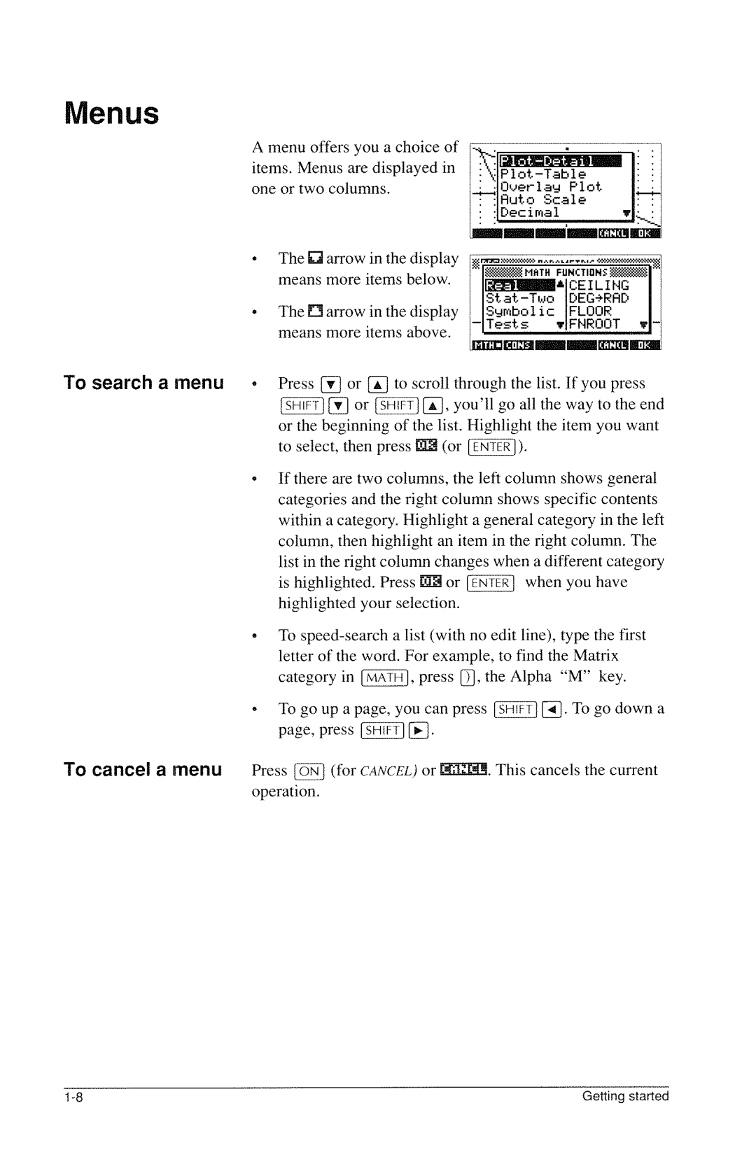 HP 40g Graphing manual 
