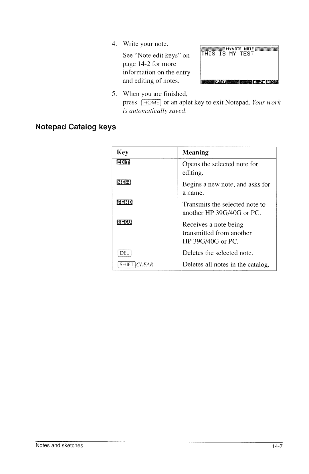 HP 40g Graphing manual 