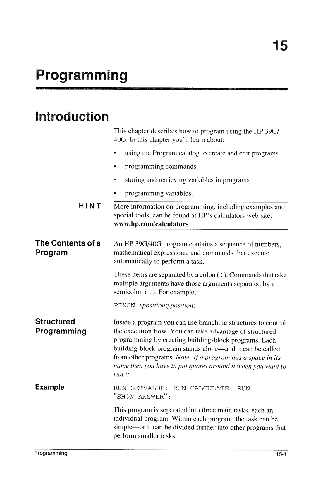 HP 40g Graphing manual 