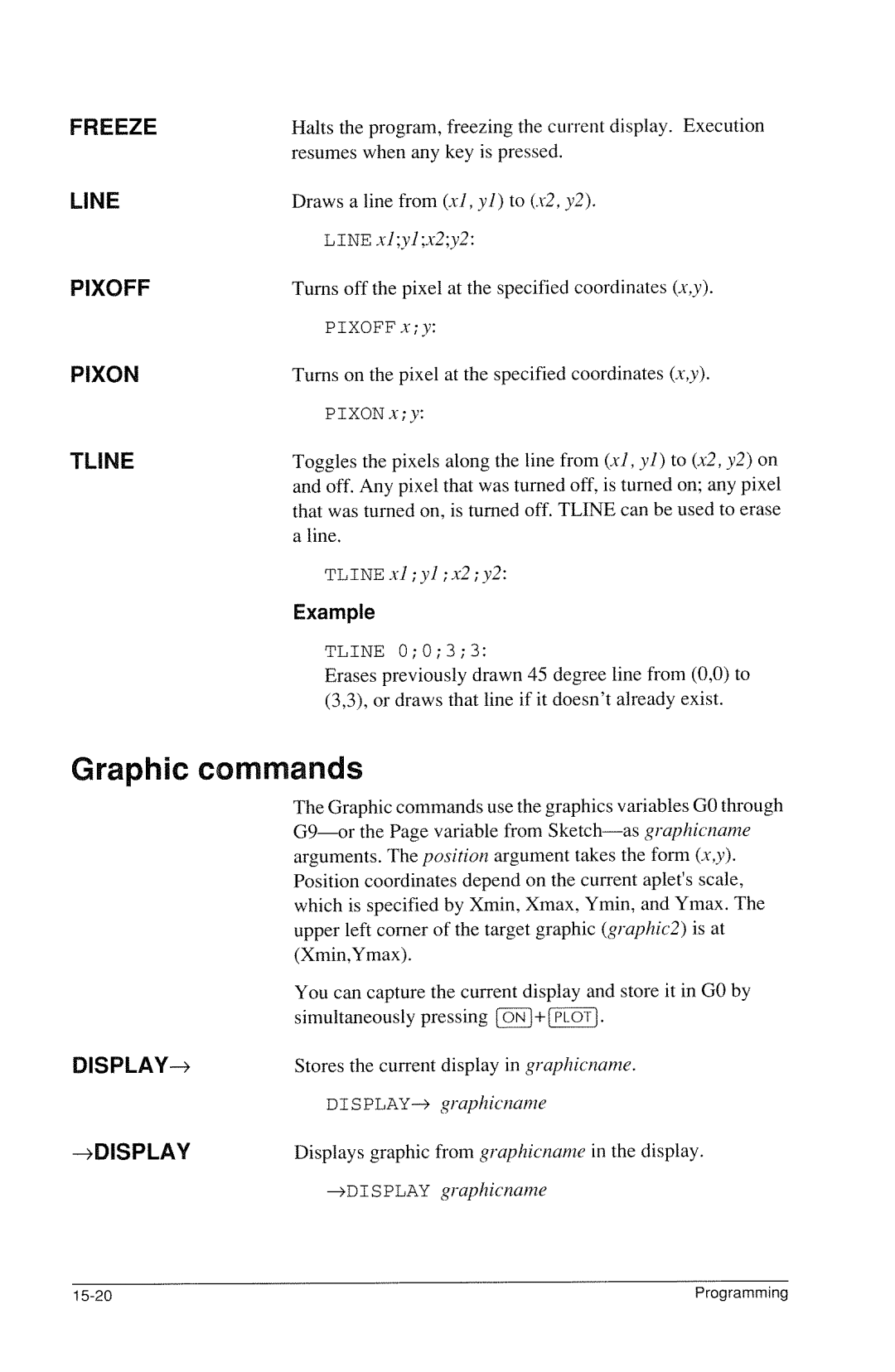 HP 40g Graphing manual 