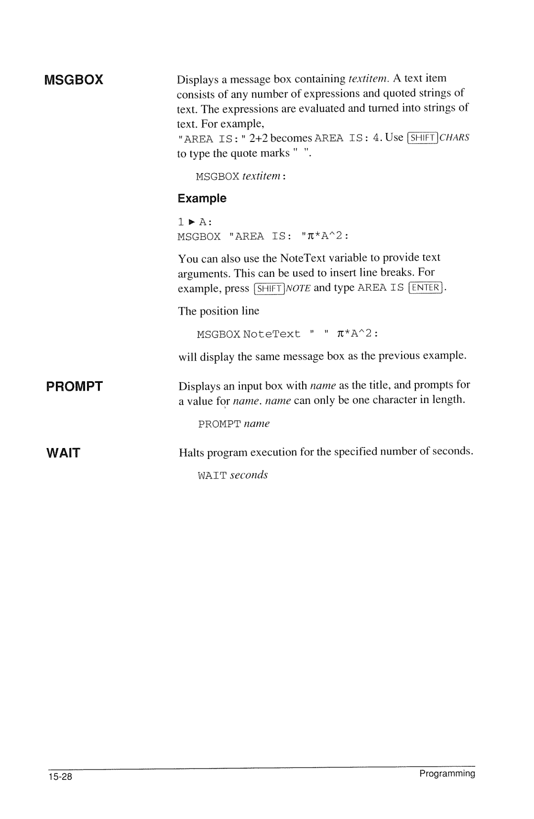 HP 40g Graphing manual 