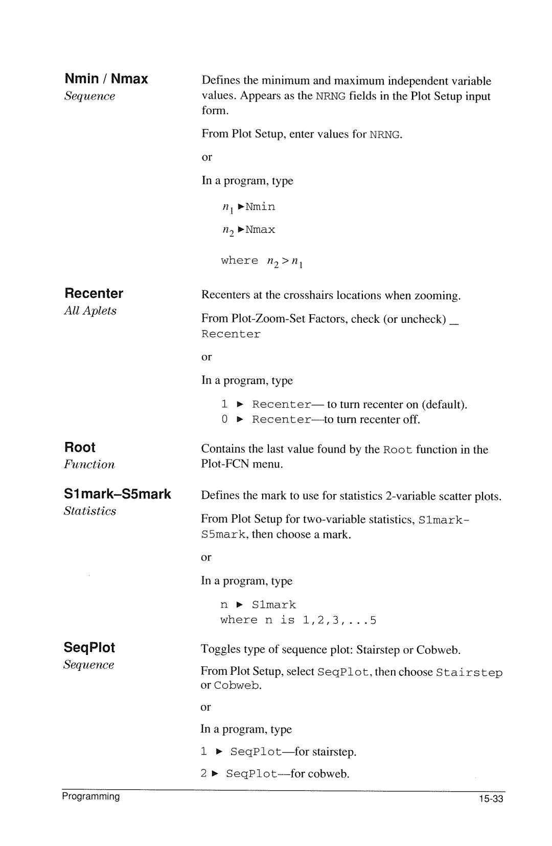 HP 40g Graphing manual 