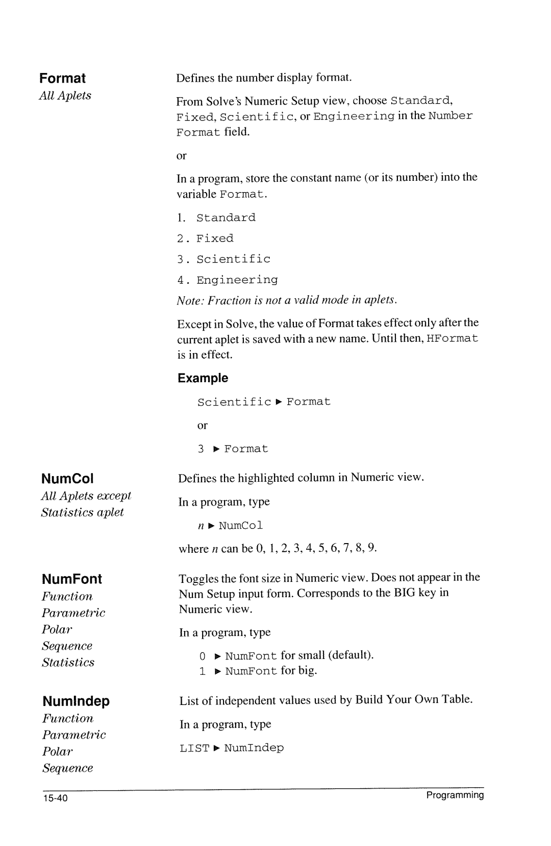 HP 40g Graphing manual 