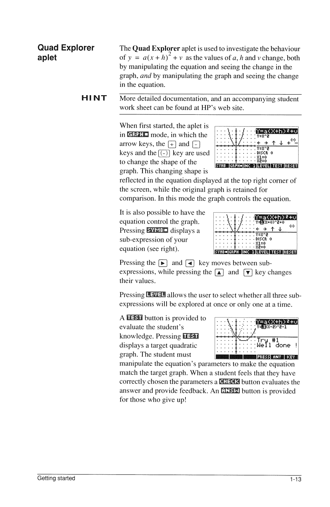 HP 40g Graphing manual 