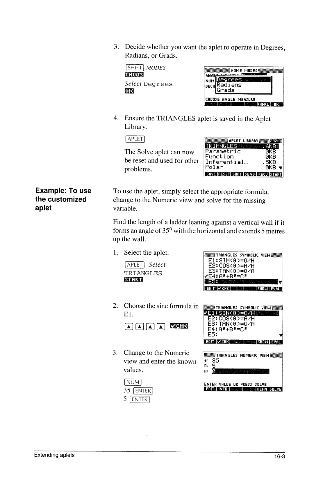 HP 40g Graphing manual 