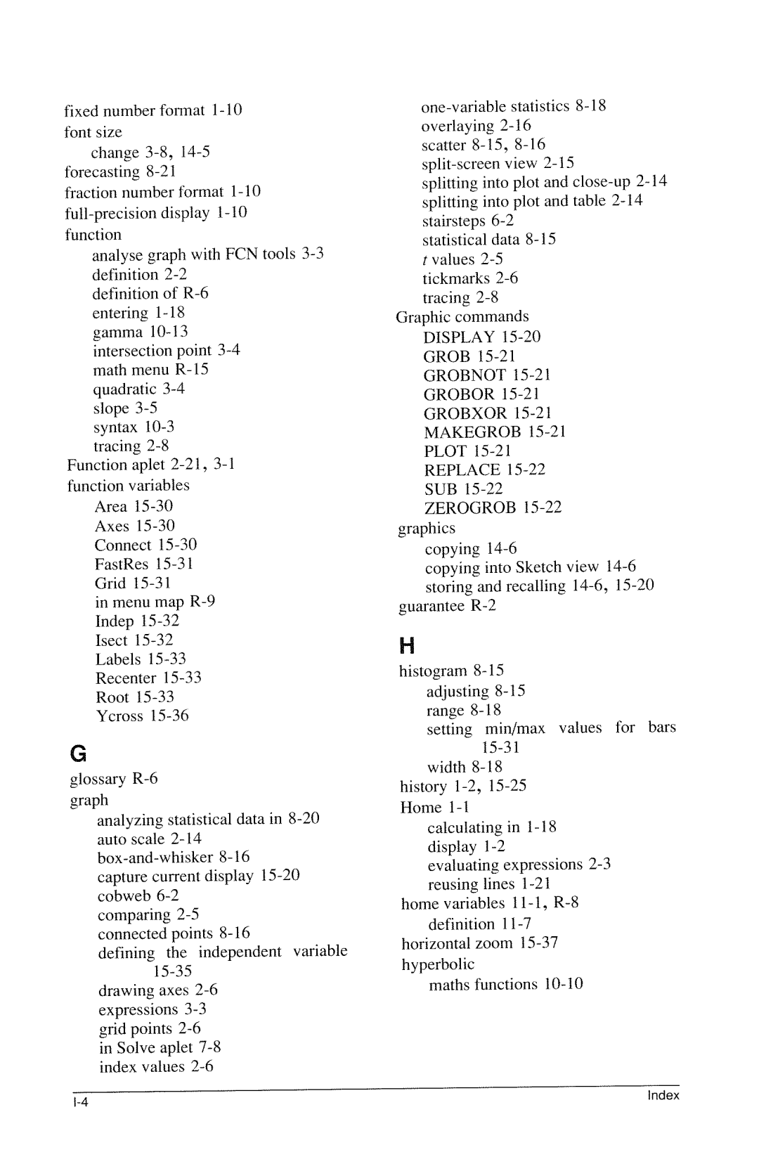 HP 40g Graphing manual 