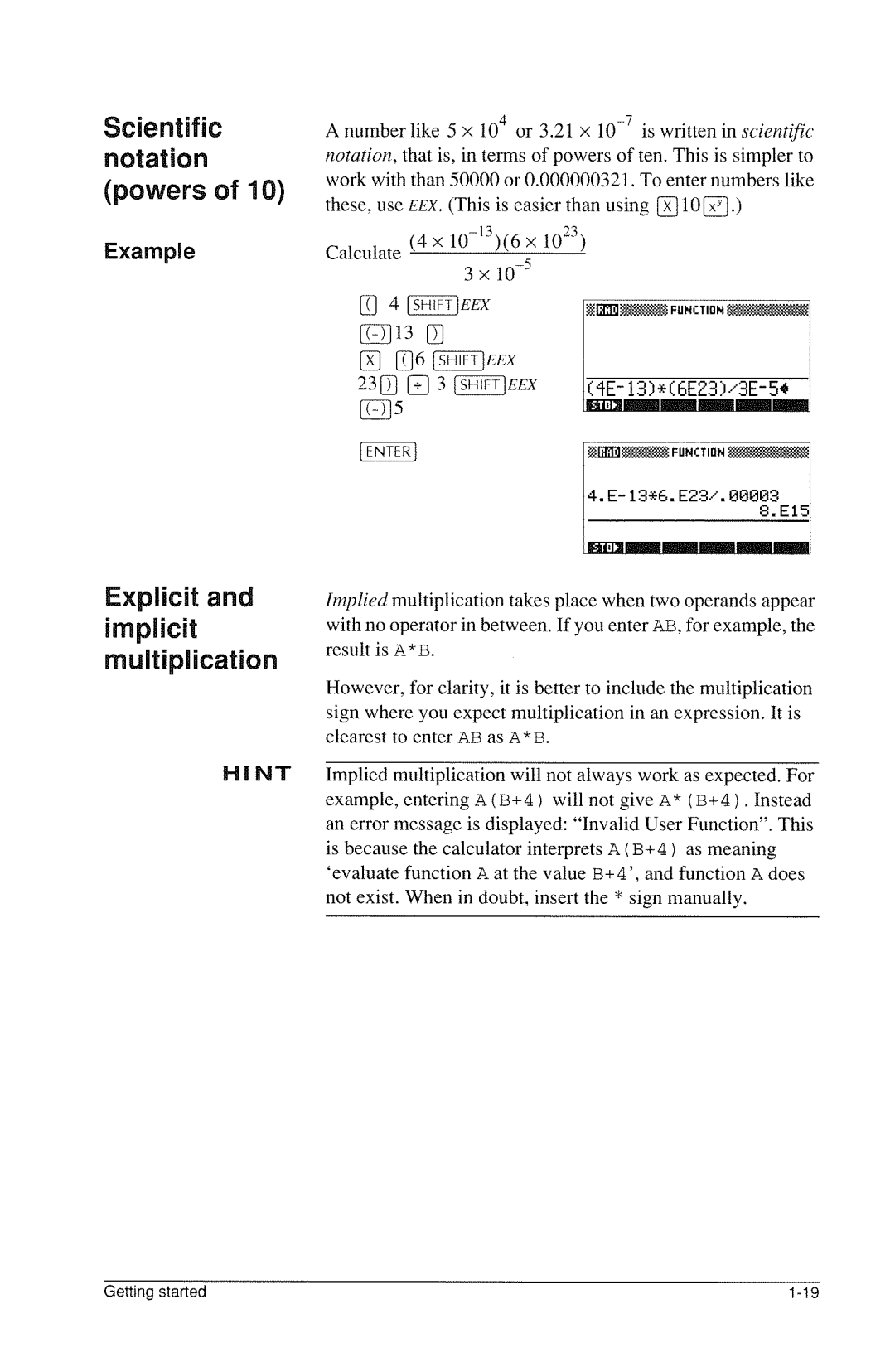 HP 40g Graphing manual 