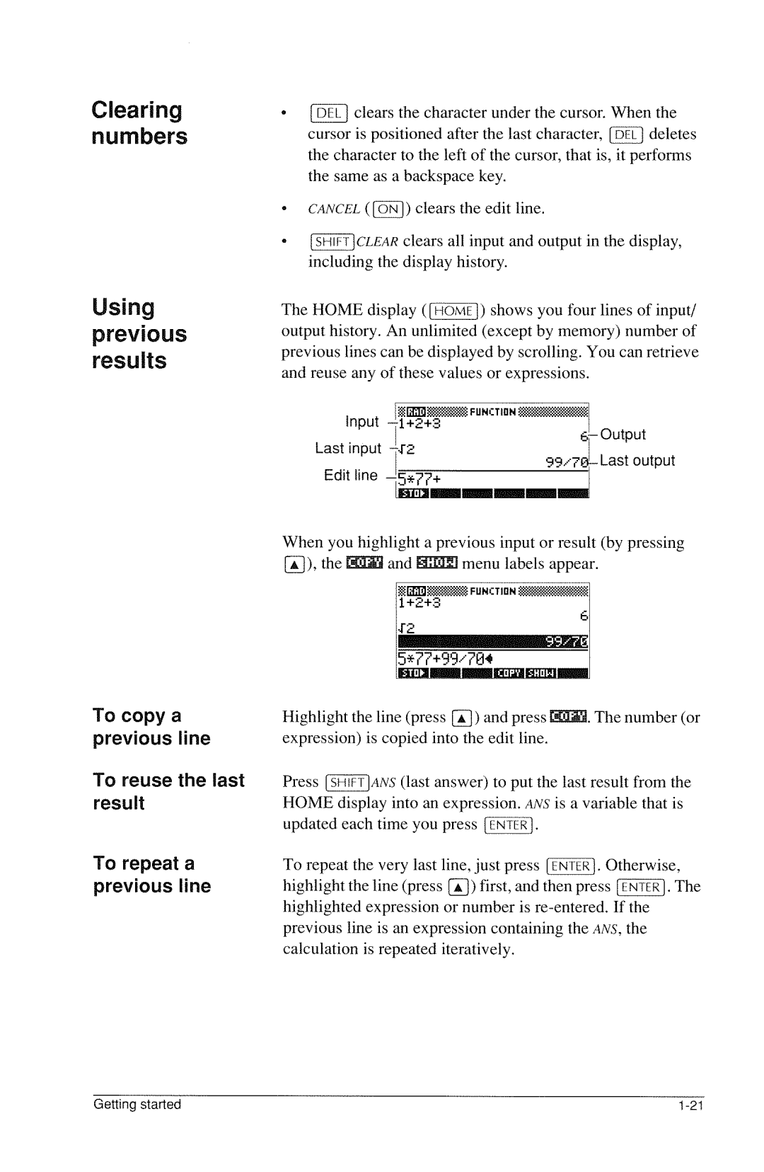 HP 40g Graphing manual 