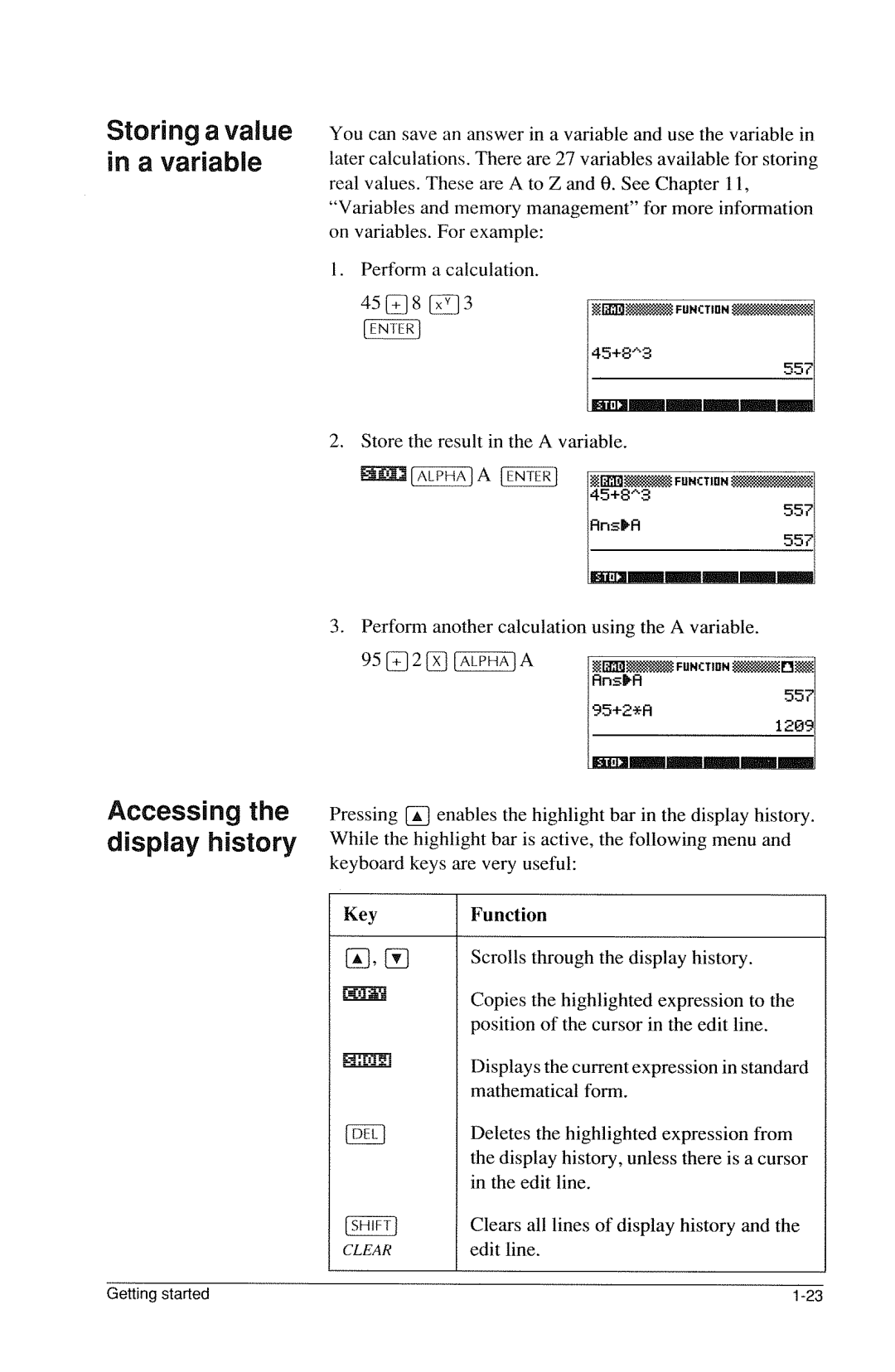 HP 40g Graphing manual 