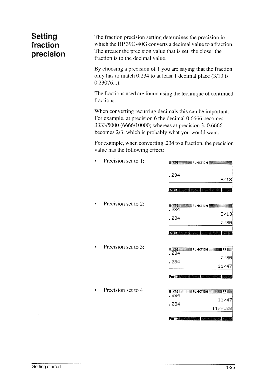 HP 40g Graphing manual 