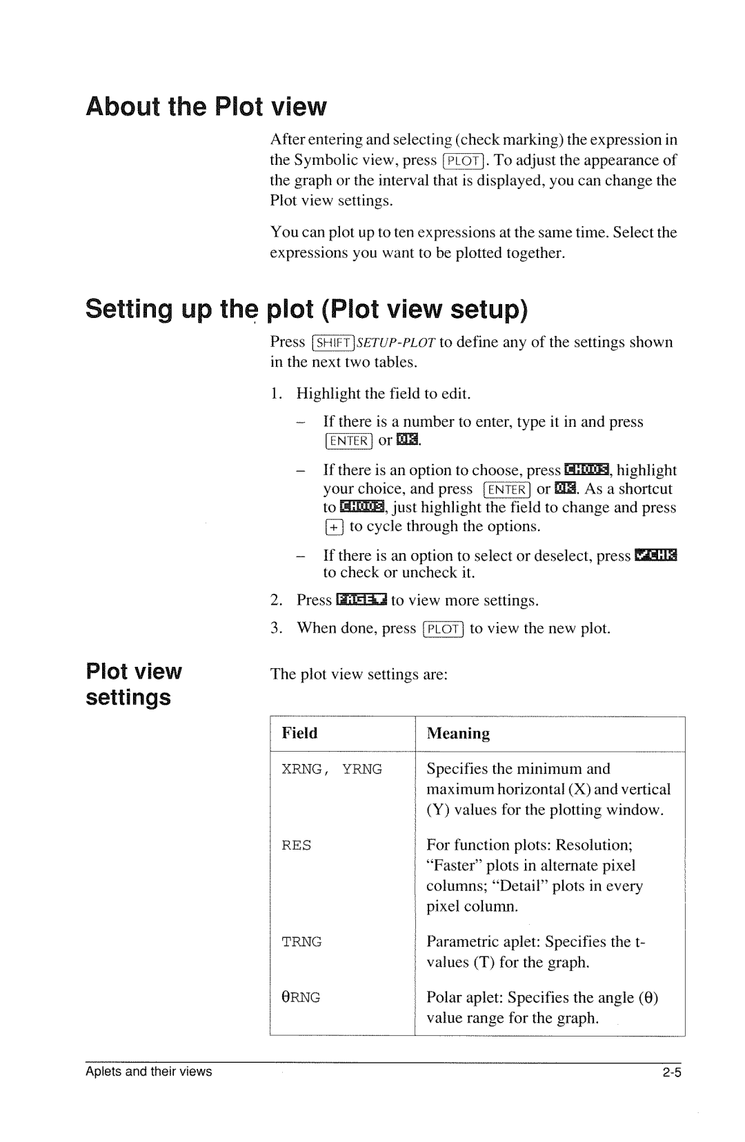 HP 40g Graphing manual 