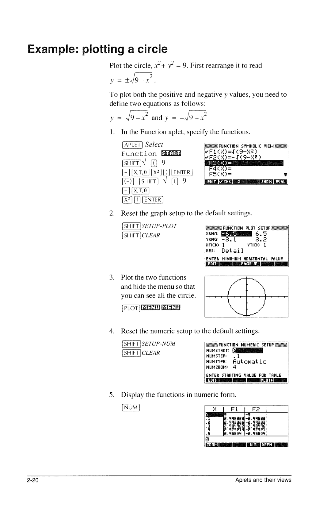 HP 40g Graphing manual 