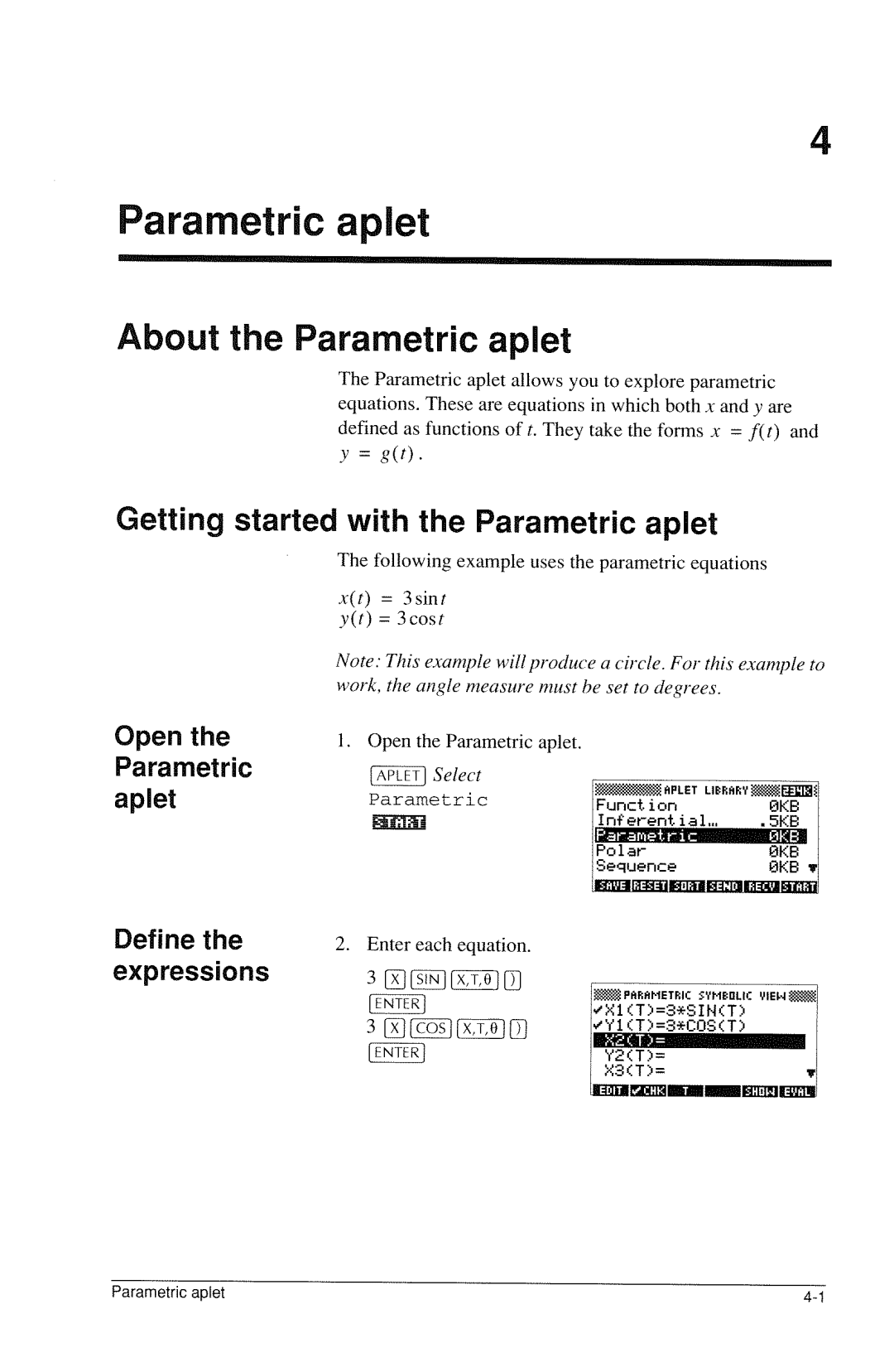 HP 40g Graphing manual 