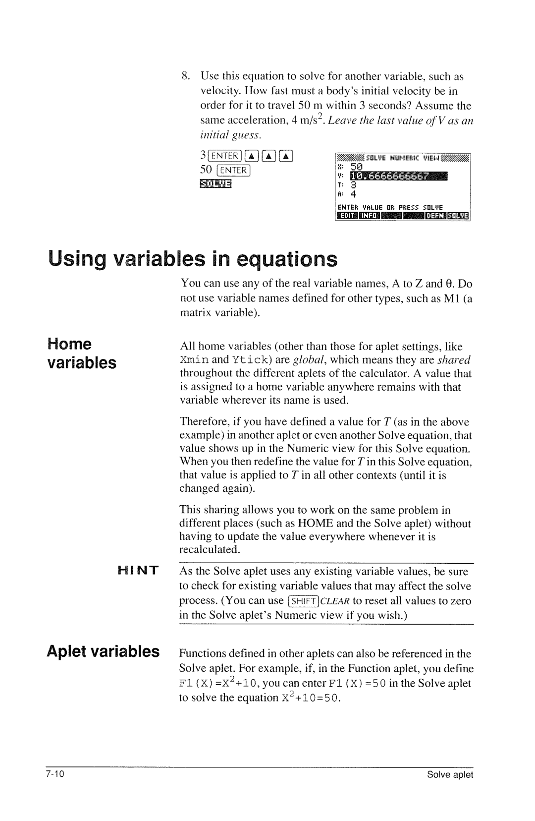 HP 40g Graphing manual 
