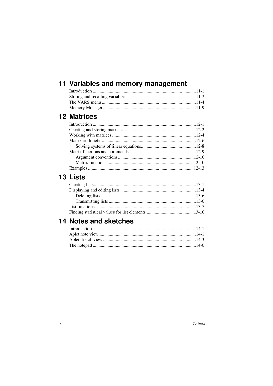 HP 40G manual Variables and memory management 