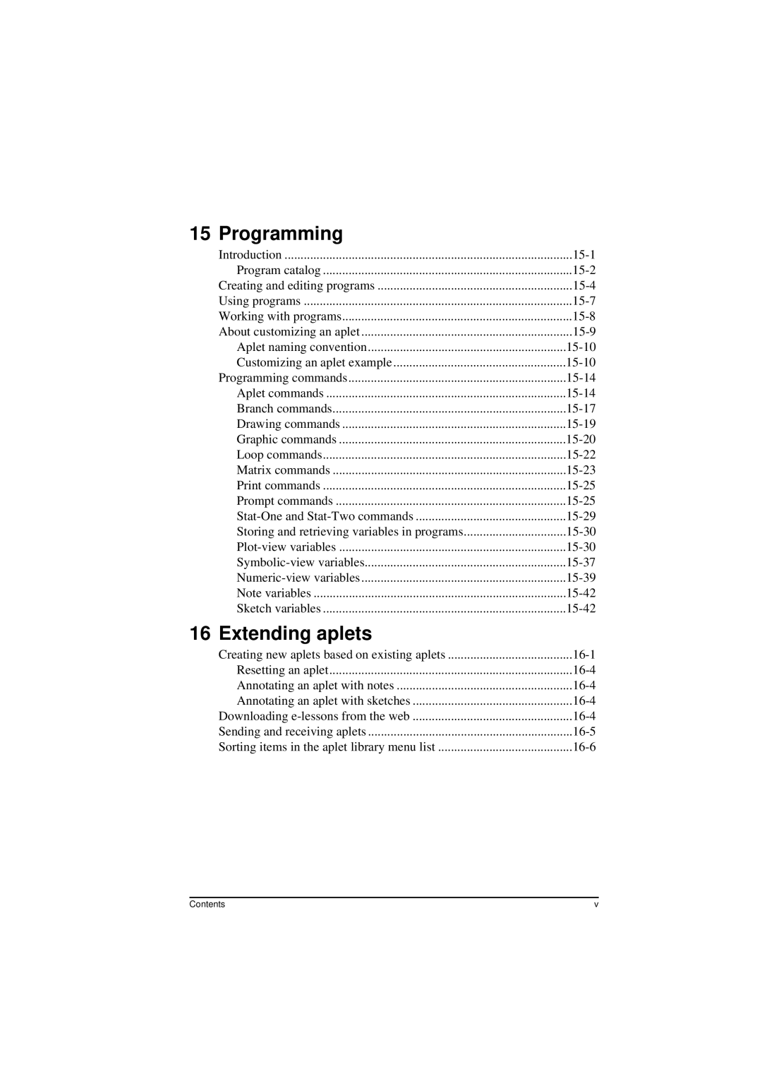 HP 40G manual Programming 