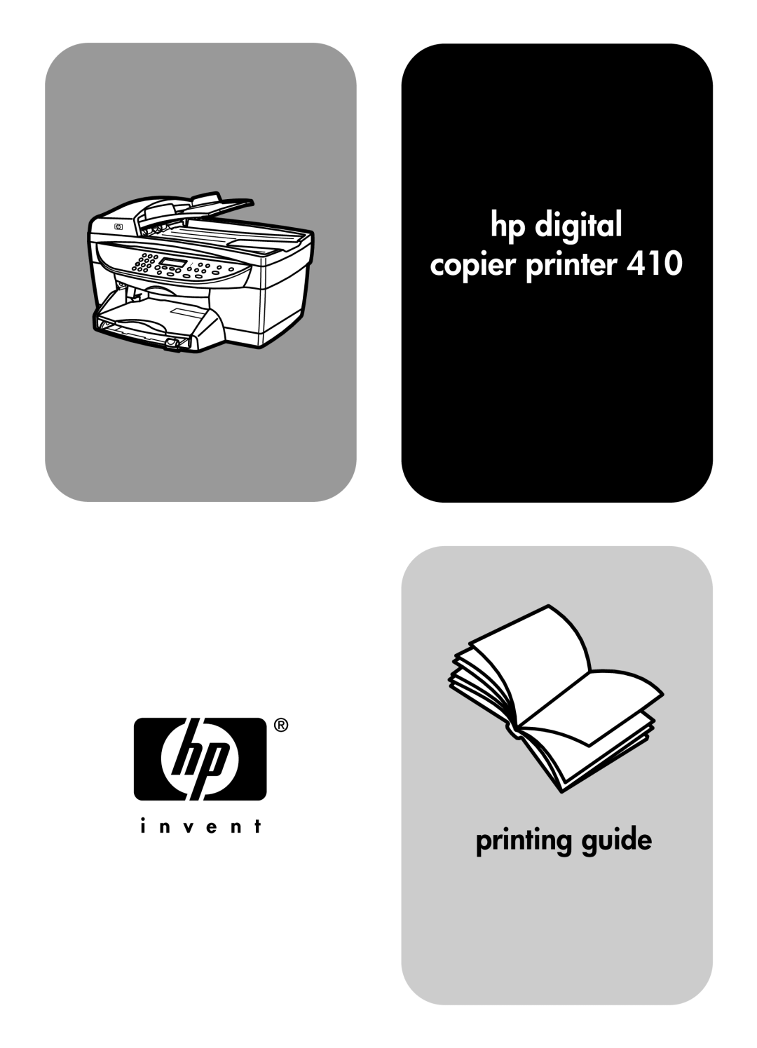 HP 410 Copier manual Hp digital Copier printer, Printing guide 