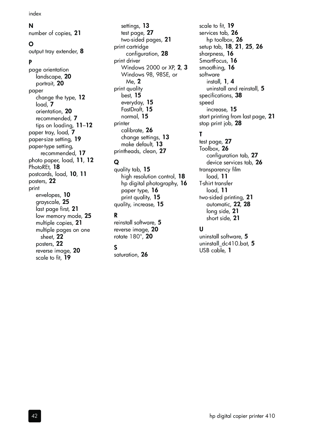 HP 410 Copier manual Shirt transfer load 