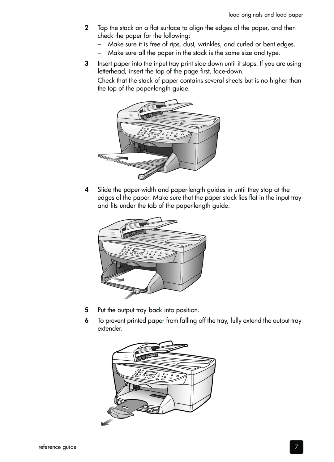 HP 410 Copier manual Load originals and load paper 