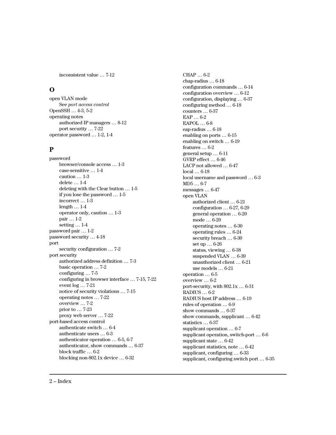 HP 4100gl manual See port access control OpenSSH … 4-3,5-2 operating notes 