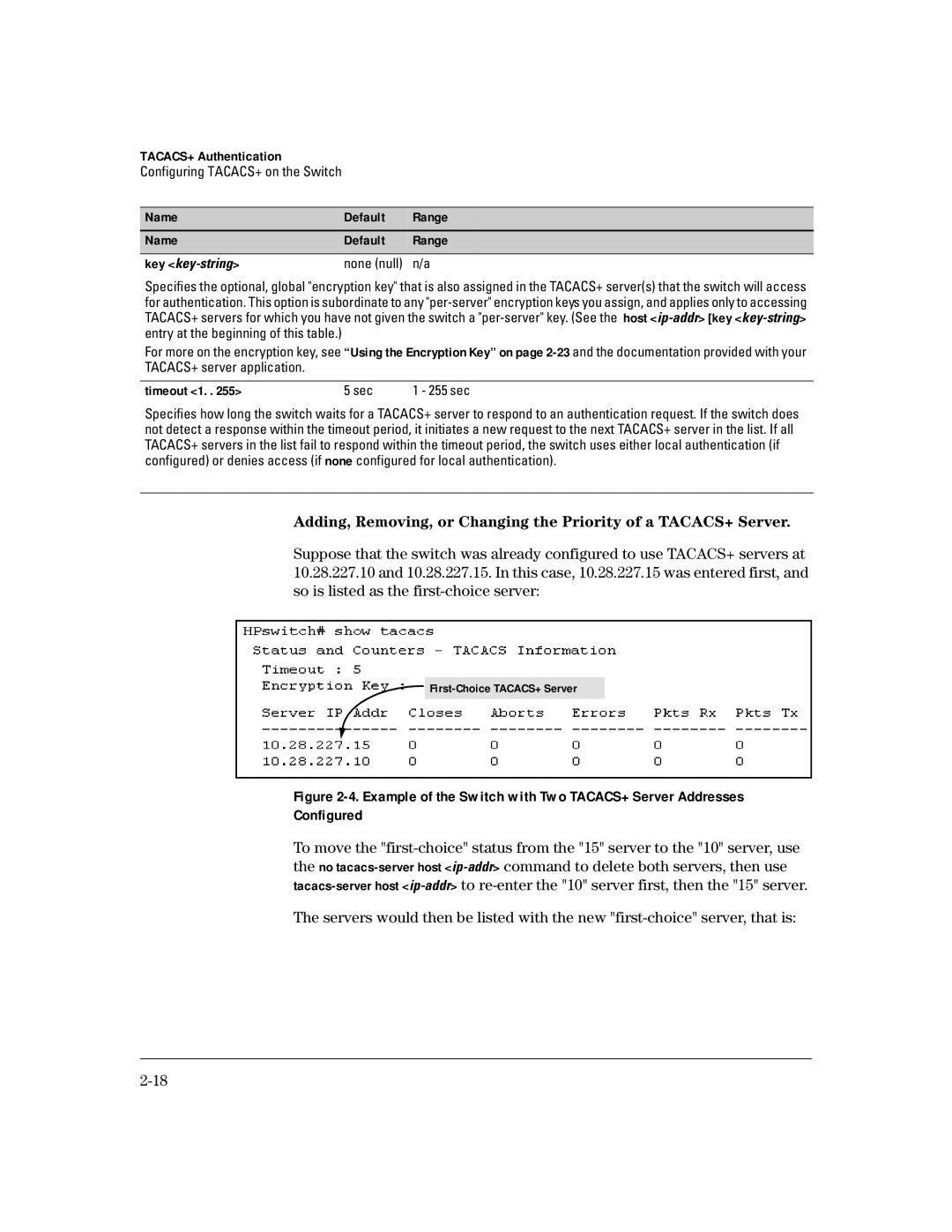 HP 4100gl manual None null, Timeout 1 