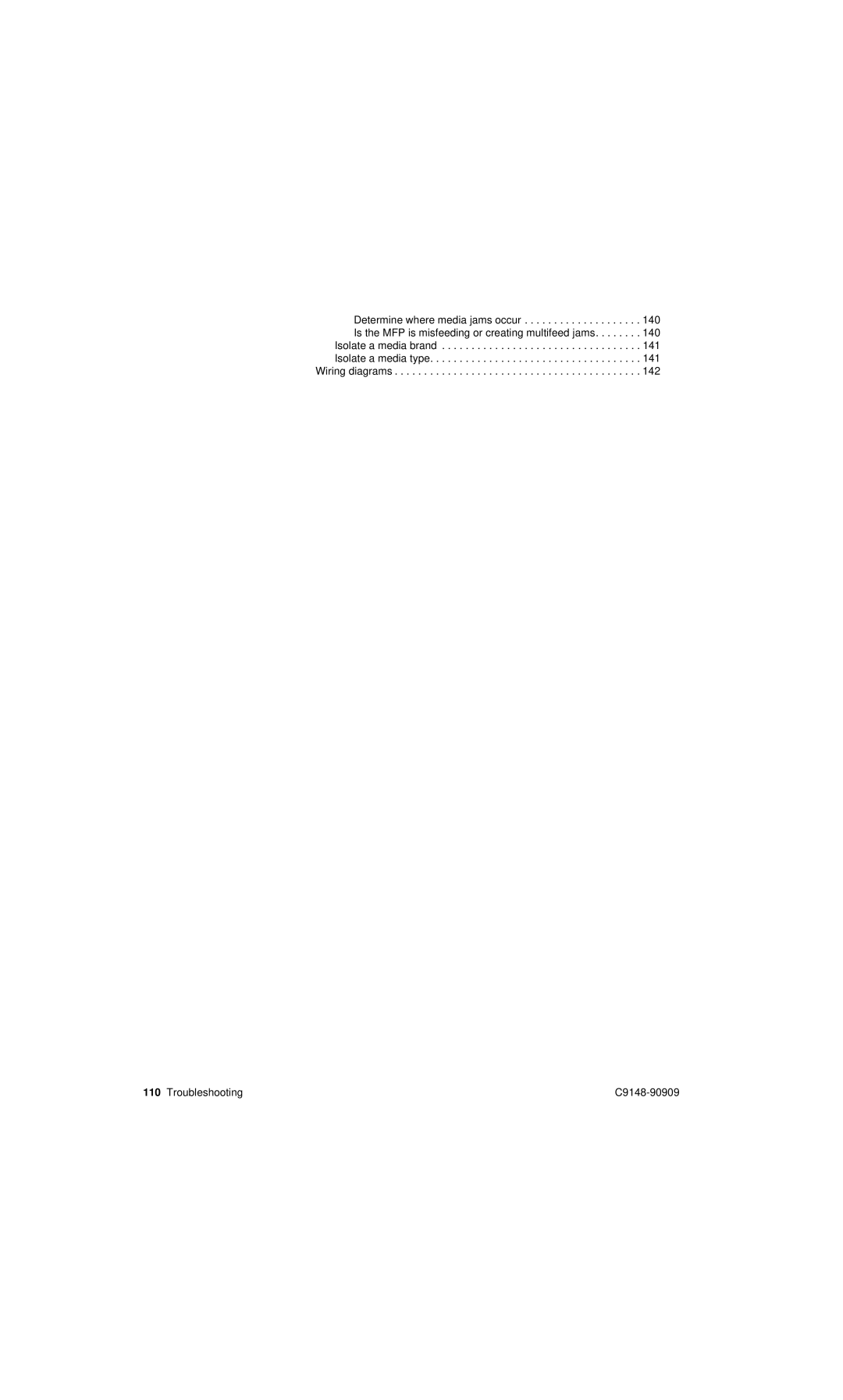 HP 4101mfp manual Wiring diagrams Troubleshooting C9148-90909 