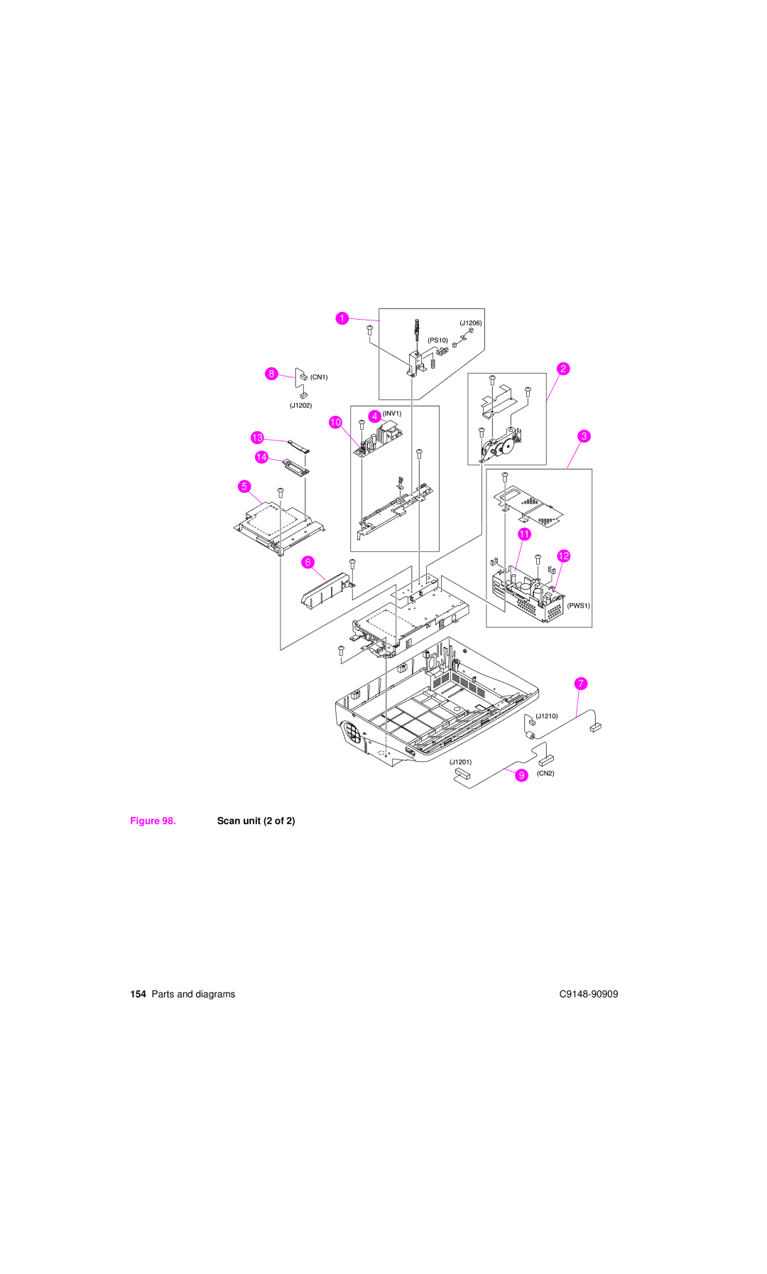 HP 4101mfp manual Scan unit 2 