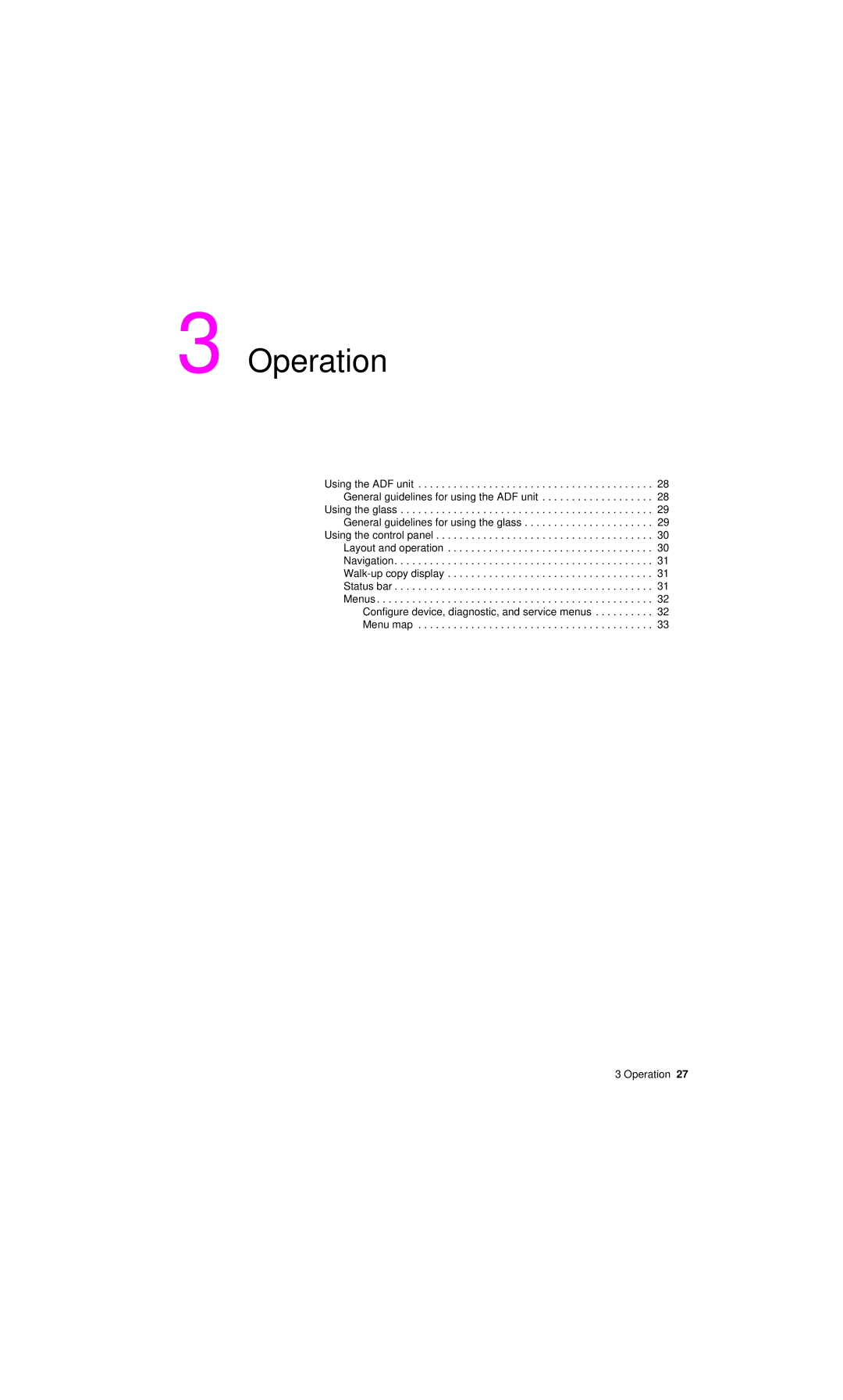 HP 4101mfp manual Operation 