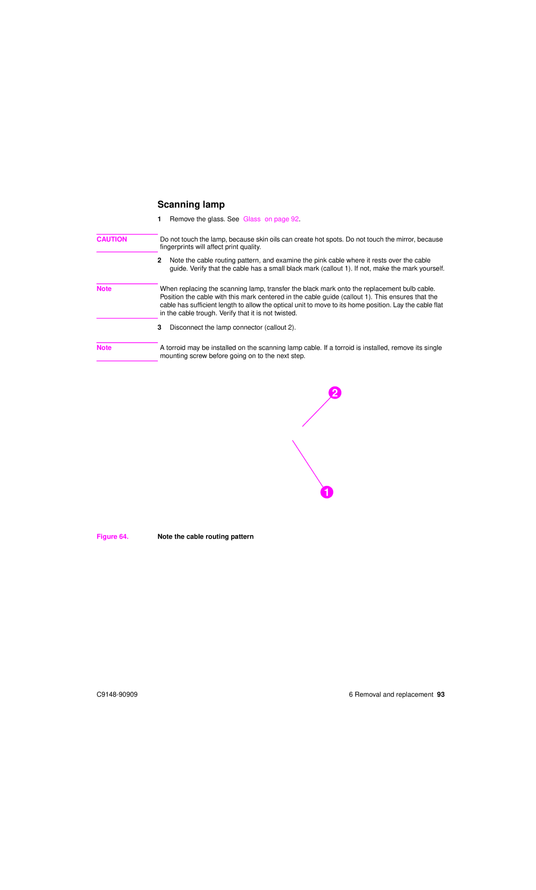 HP 4101mfp manual Fingerprints will affect print quality 