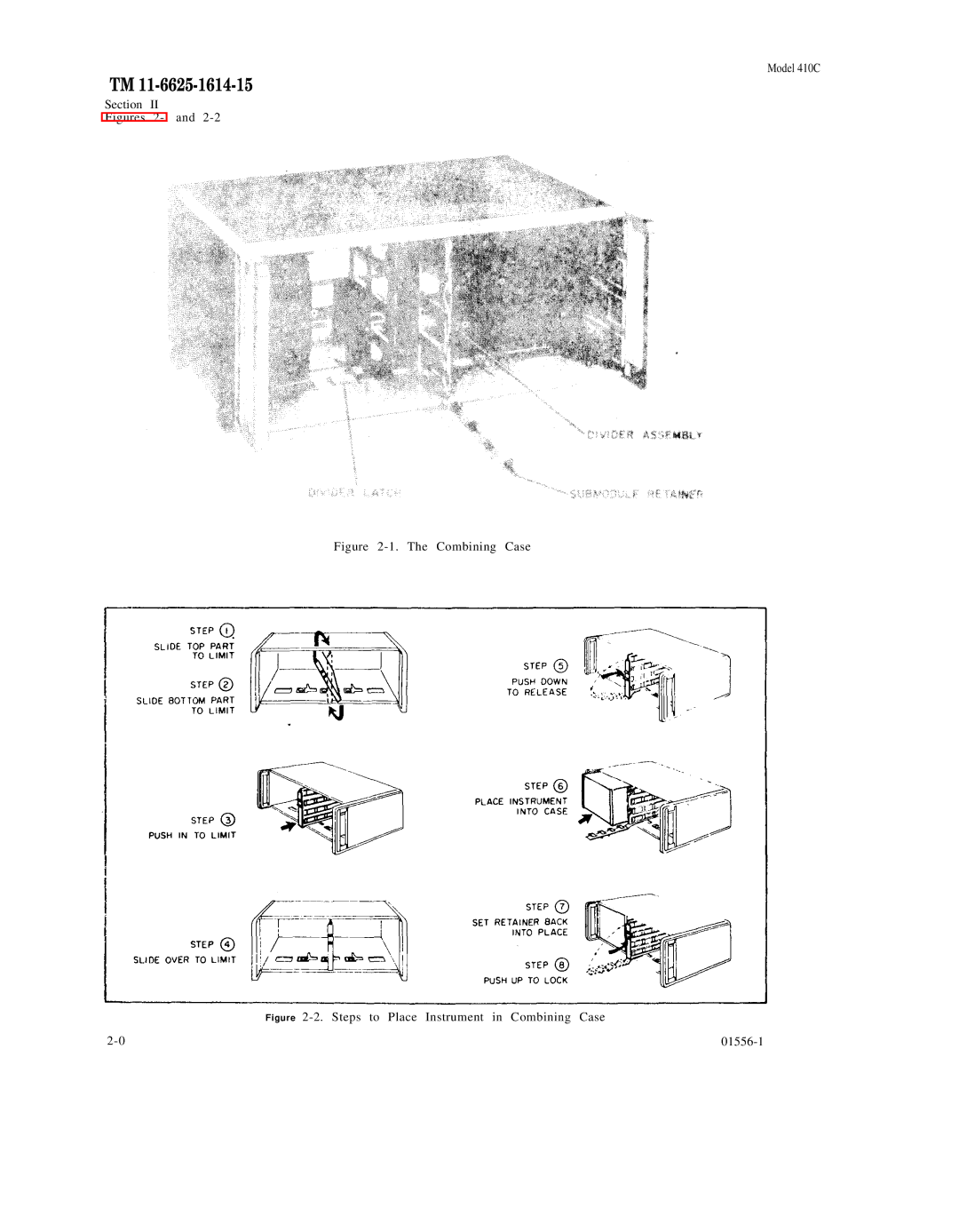 HP 410C manual Figures 2-land 