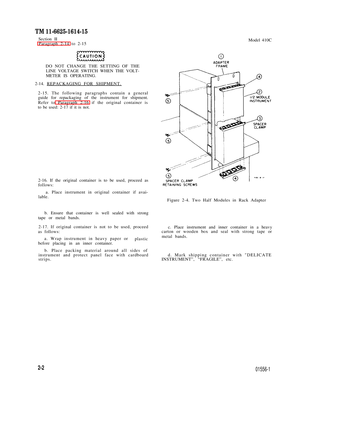 HP 410C manual 01556-1 