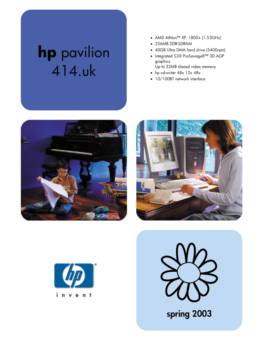 HP manual Hp pavilion 414.uk 