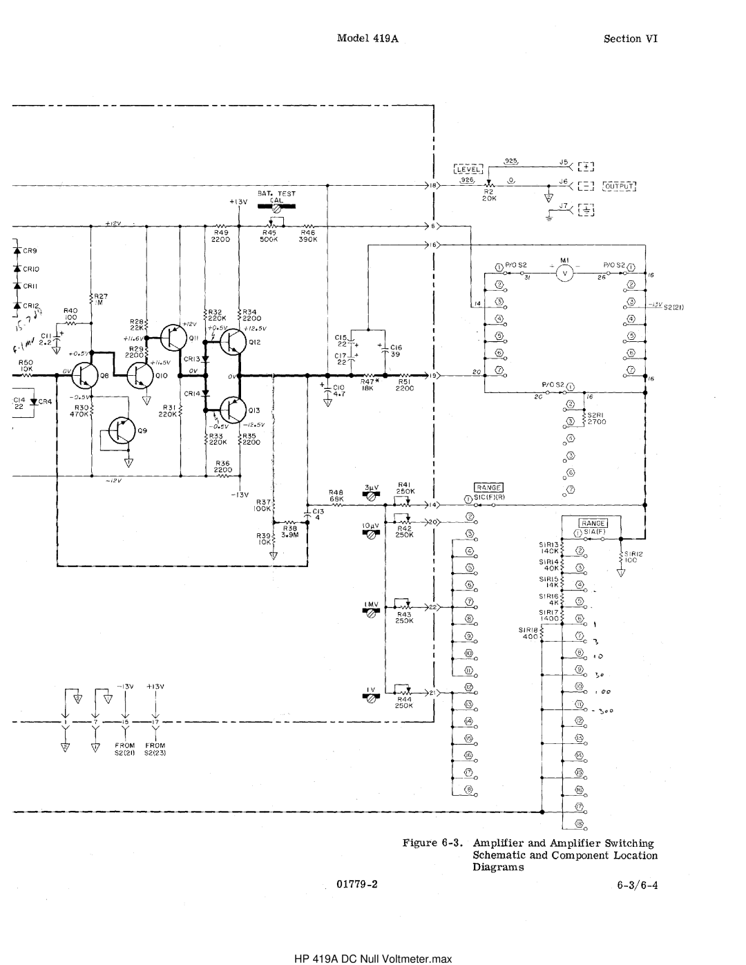 HP manual HP 419A DC Null Voltmeter.max 