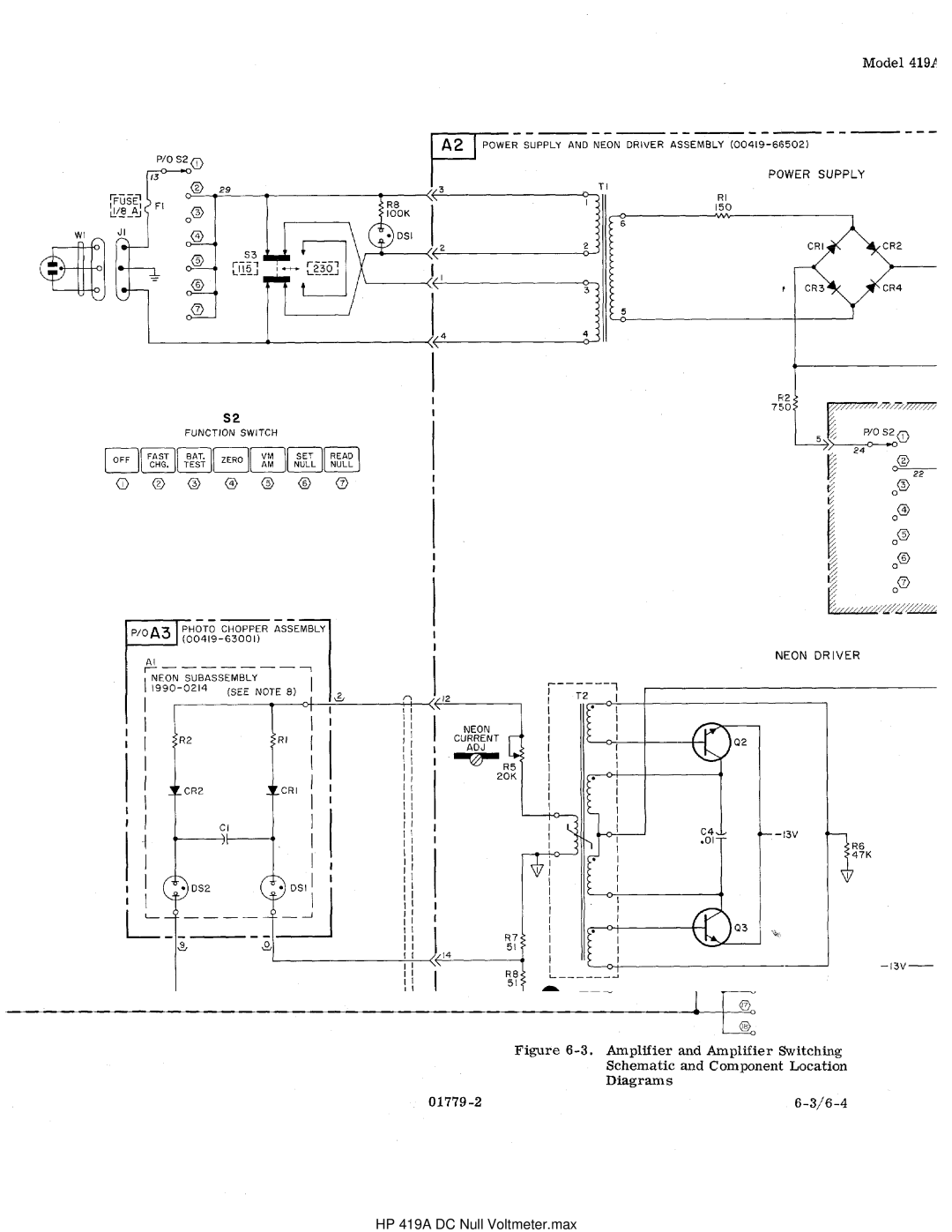 HP manual HP 419A DC Null Voltmeter.max 