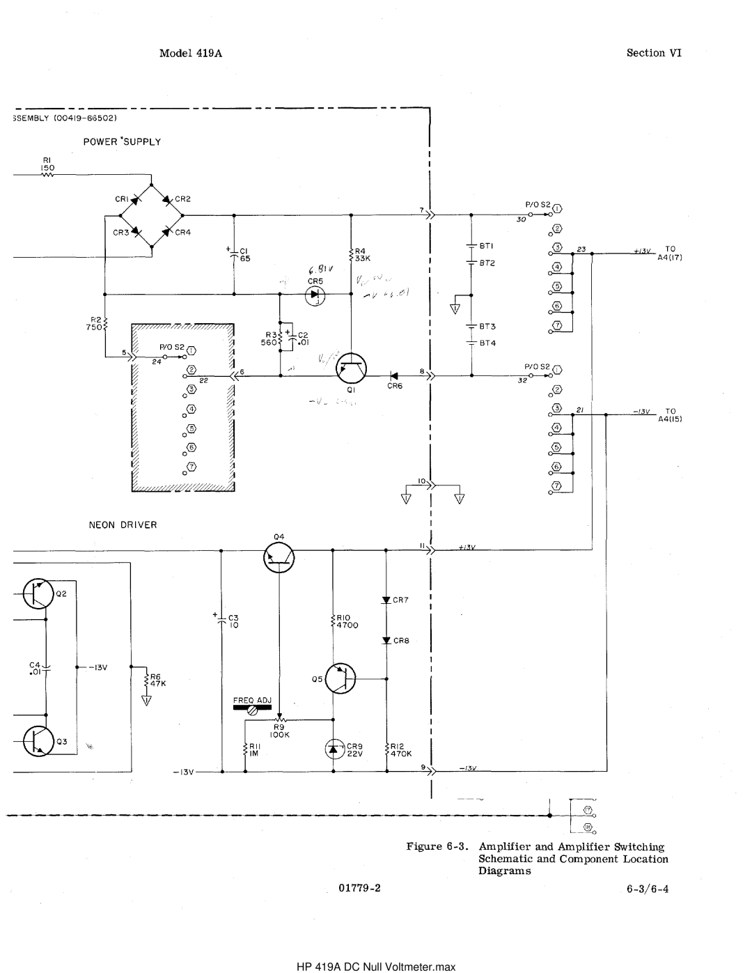 HP manual HP 419A DC Null Voltmeter.max 