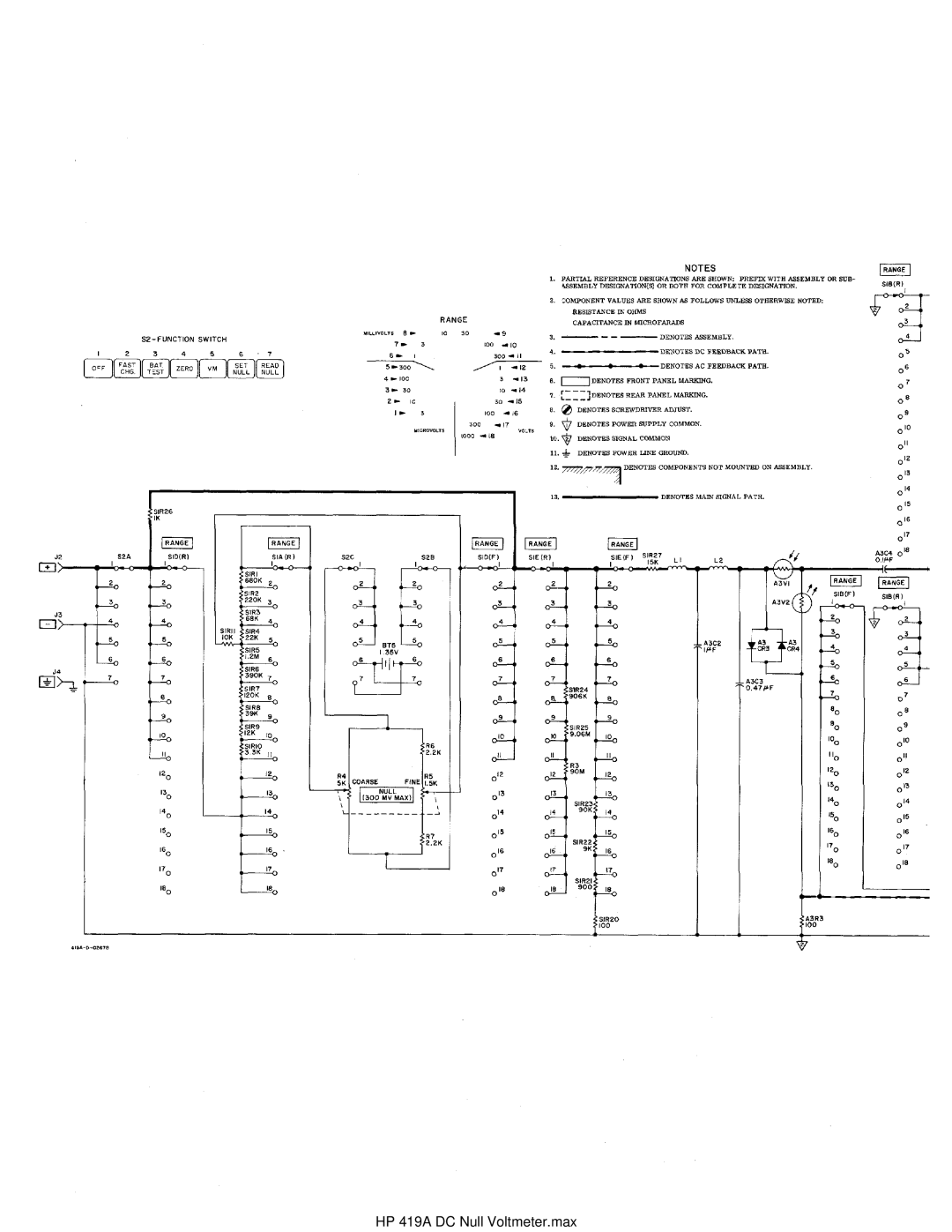 HP manual HP 419A DC Null Voltmeter.max 